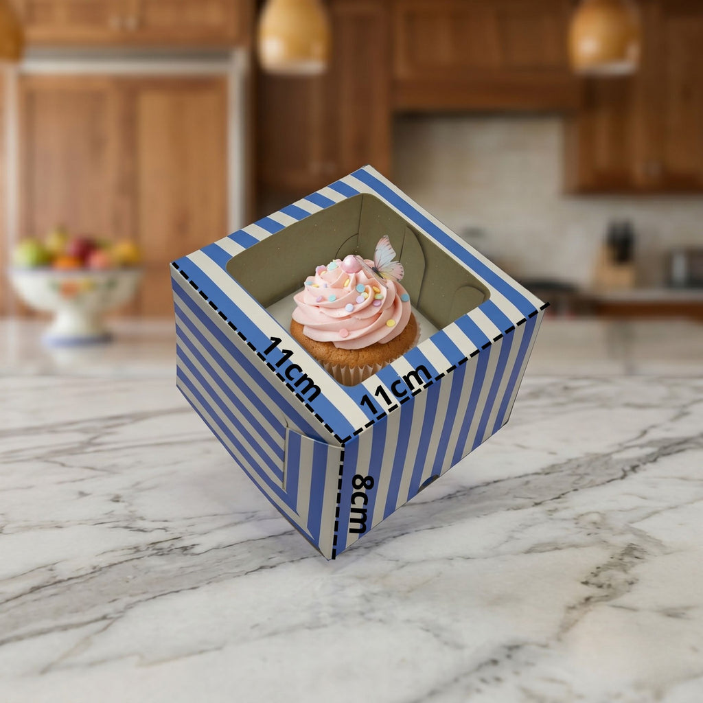Caja Para 1 Cupcake 11x11x8