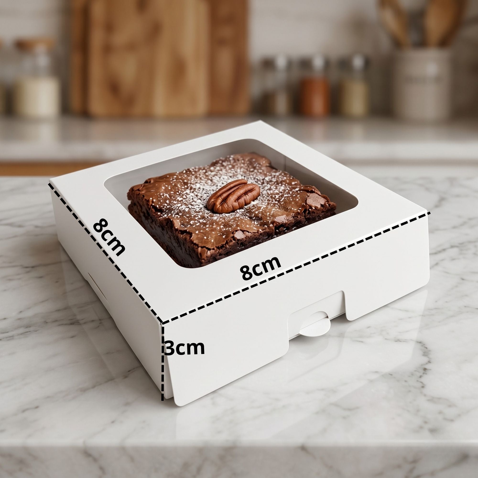 Caja MiniBrownie 8x8x3