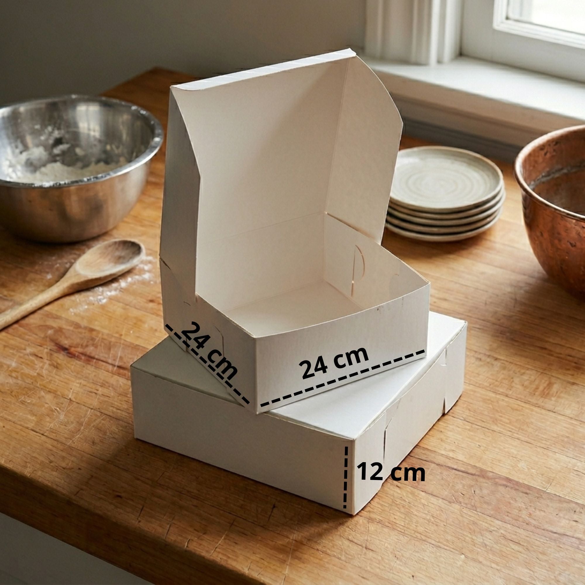 Cajas Para Pasteles, Tortas, Altura 12 cm