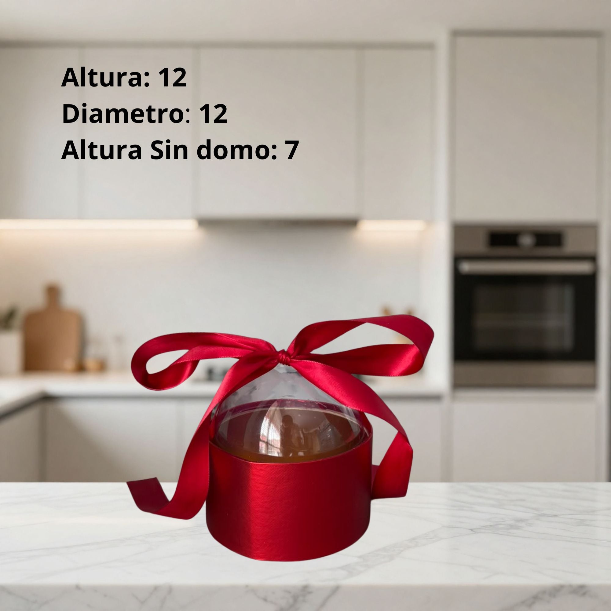 Caja Buquet Regalo Con Domo