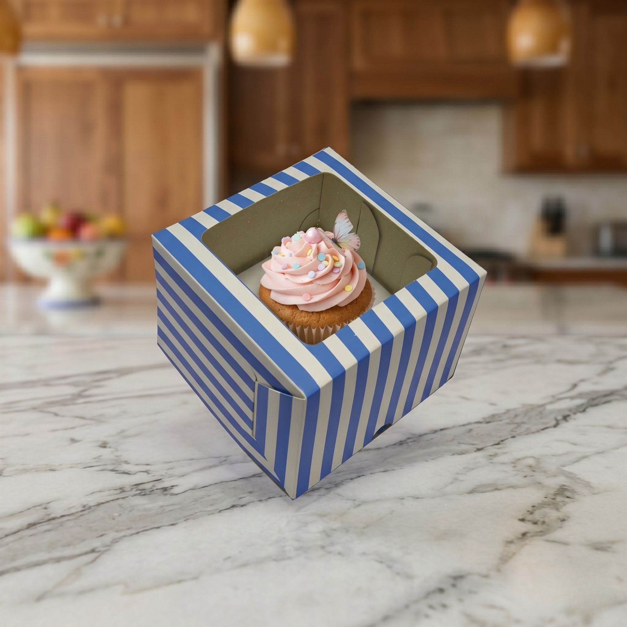 Caja Para 1 Cupcake 11x11x8