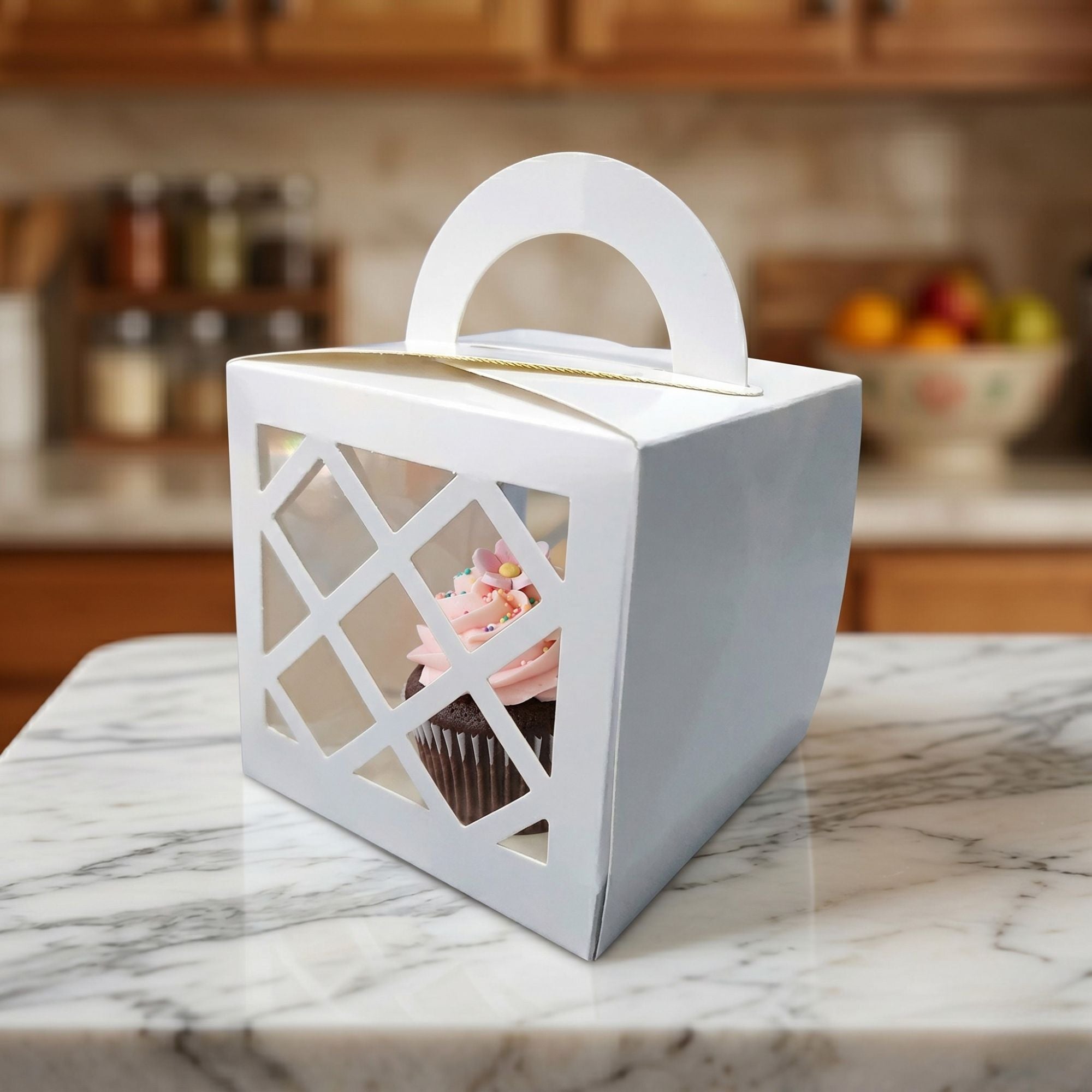 Caja Para 1 Cupcake 9x9x9