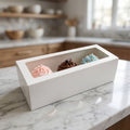 Caja Para 3 Cupcakes 25x9x9