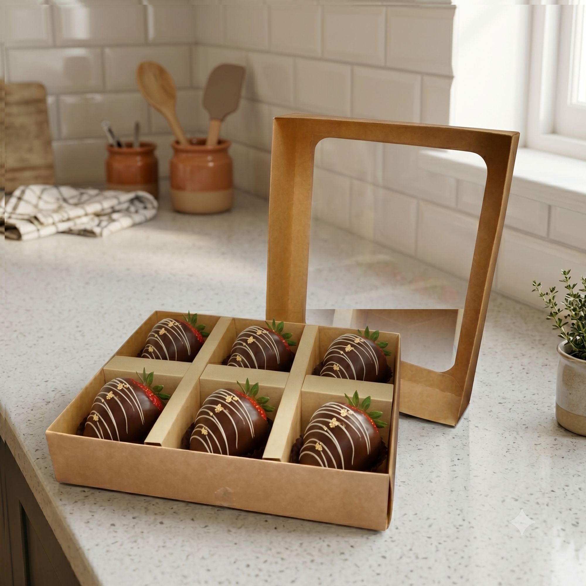 Caja Para Fresas 22x16.5x4.5