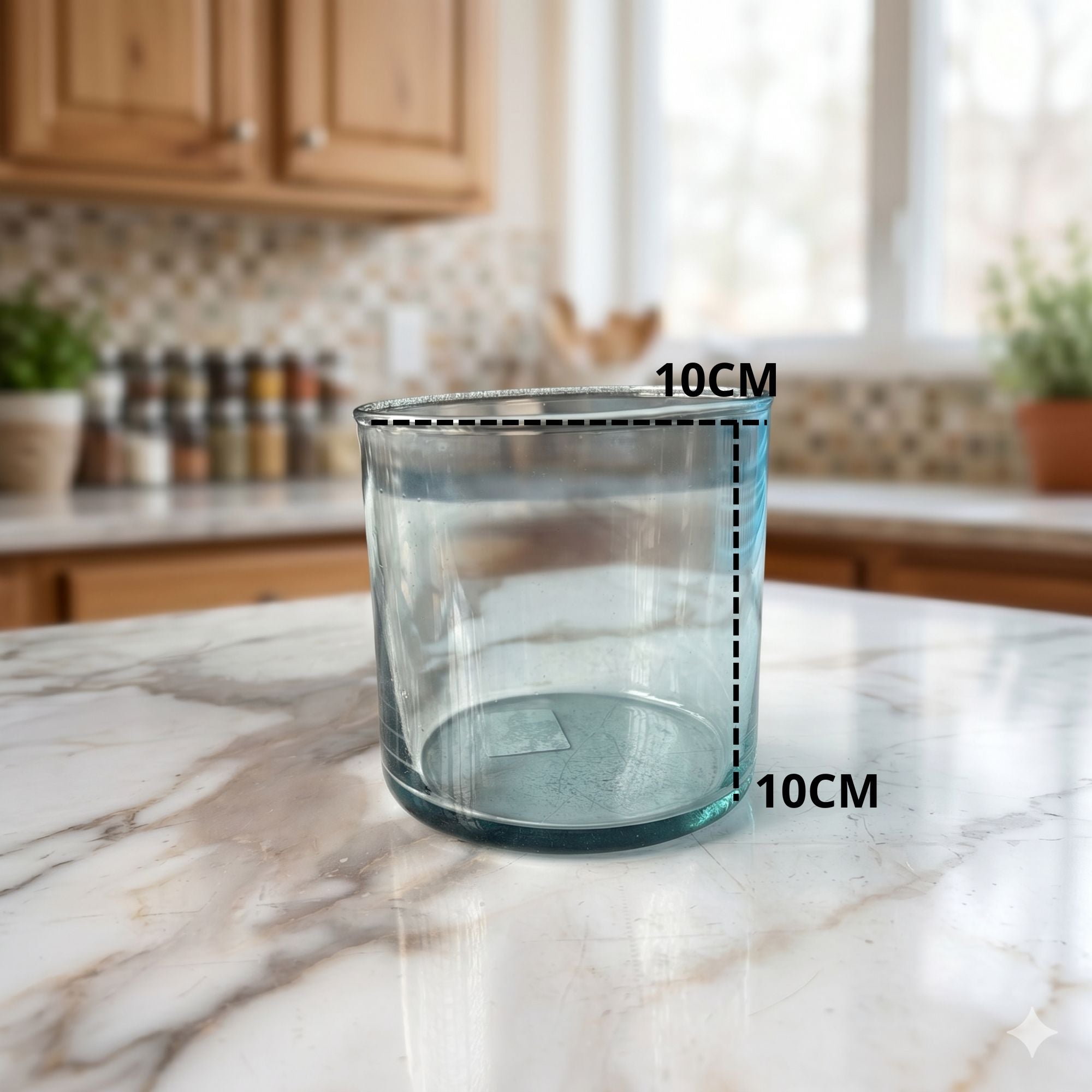 Vaso Vidrio Velon 10X10