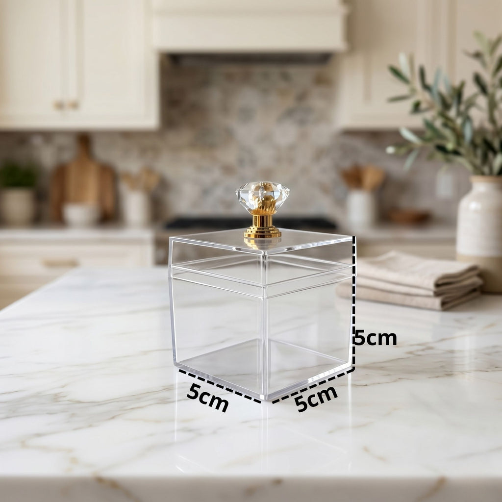 Estuche Acrilico 5x5x5