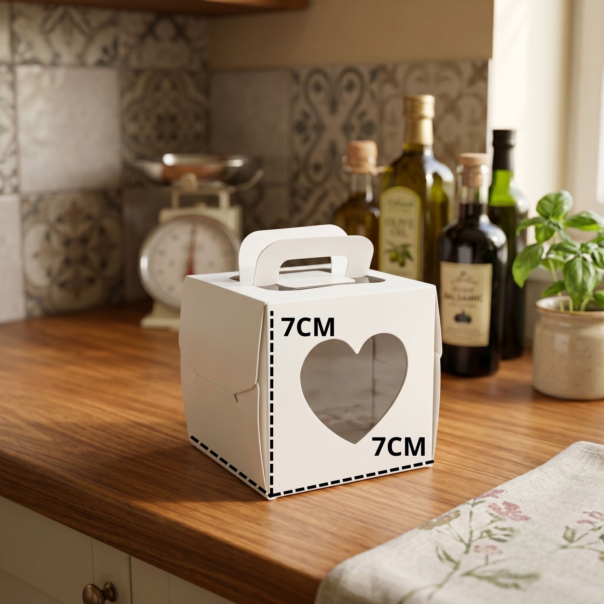 Caja Corazon Pequeña 7x7x7