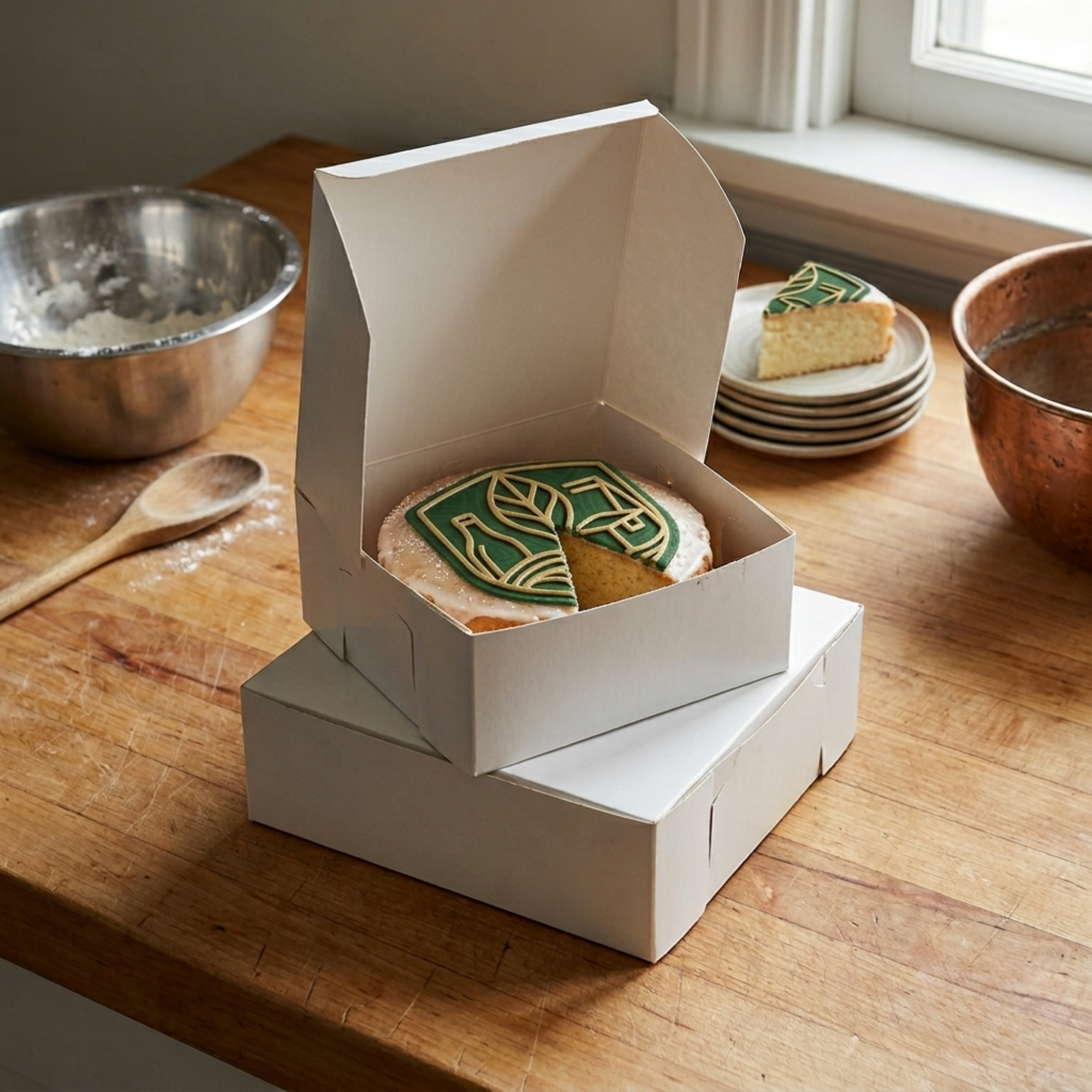 Cajas Para Pasteles, Tortas, Altura 12 cm