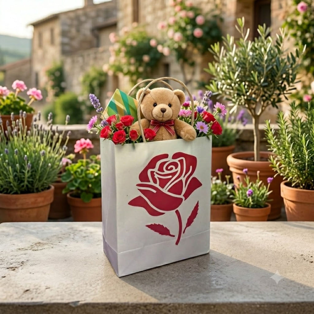 Bolsa Manija Kraft  21x9x25