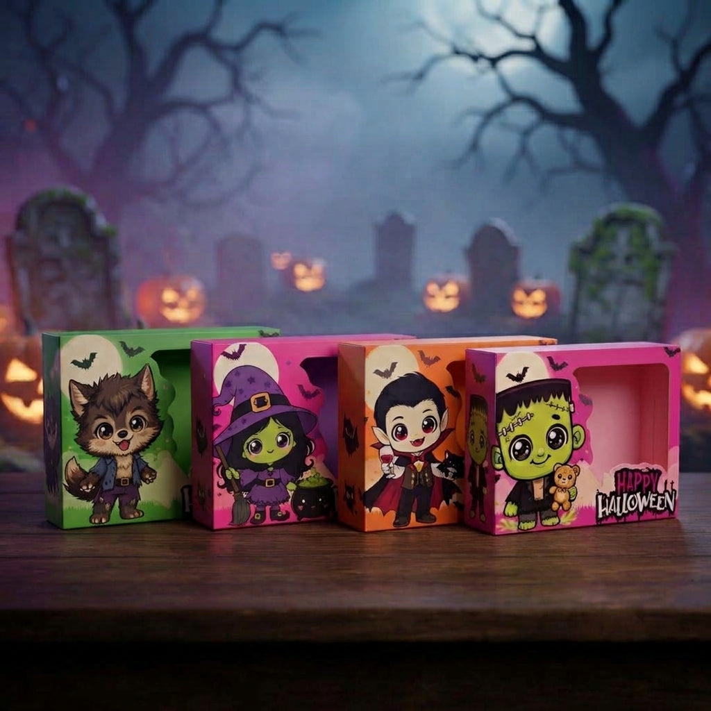 Caja S Halloween Neon 21.5X16X6