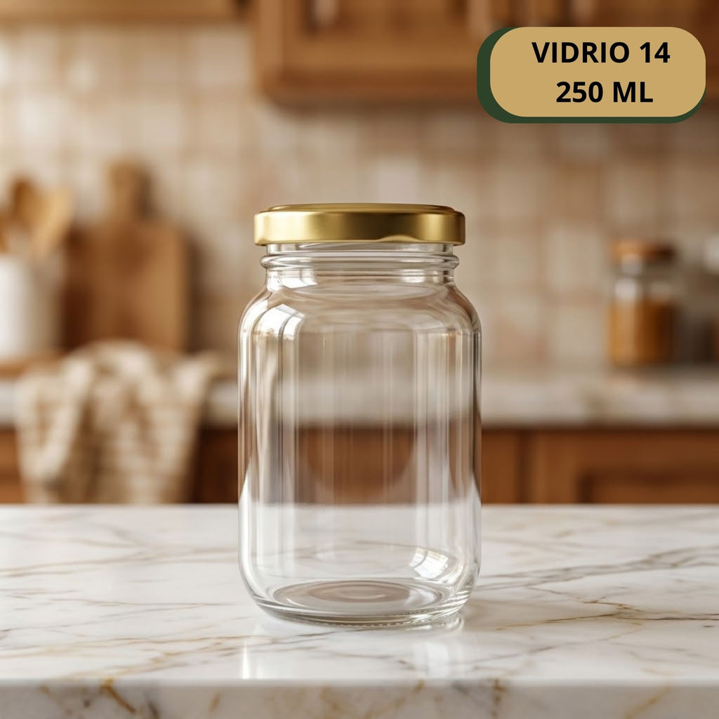 Botella Vidrio 14 X 250 ML