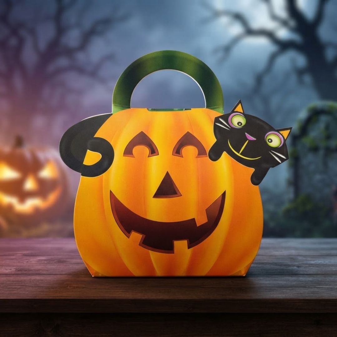 Caja S Calabaza Halloween 12X8X9
