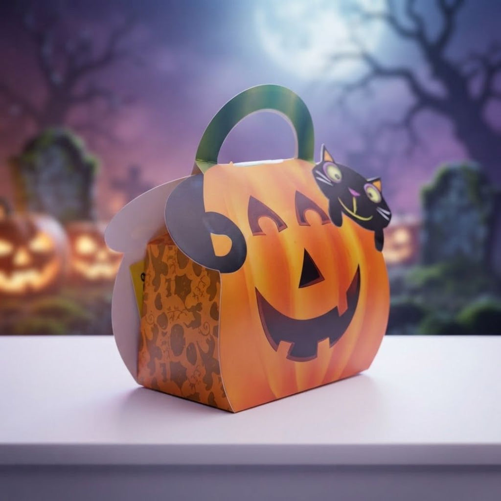 Caja S Calabaza Halloween 12X8X9