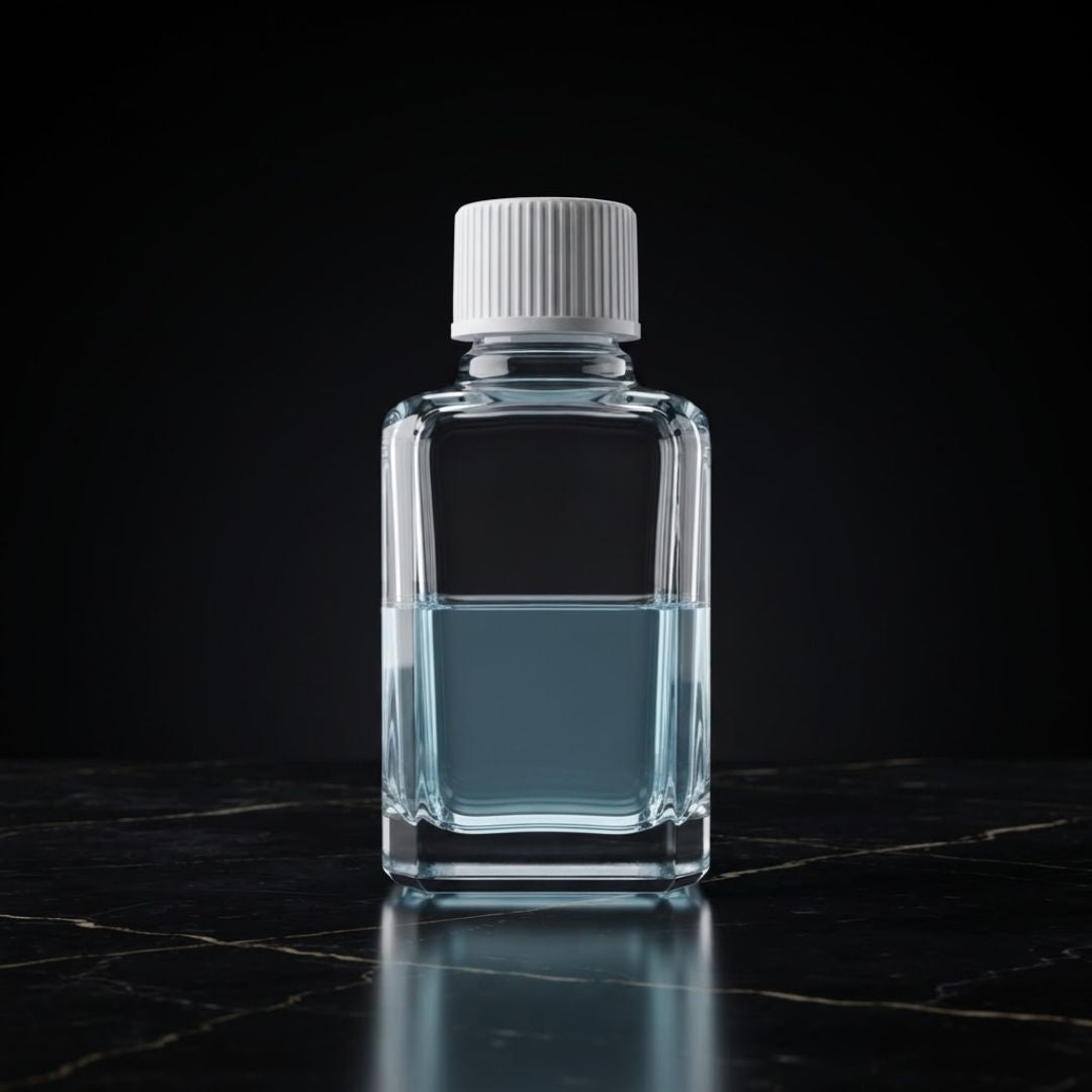 Vidrio Botella Cuadrada 30 ML