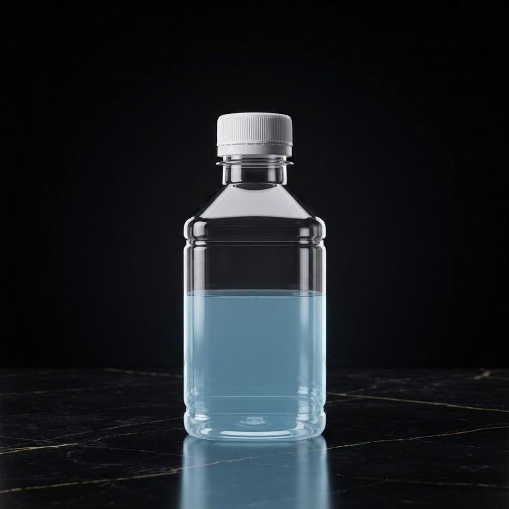 Botella Plástica Cuadrada 250 ML + Tapa