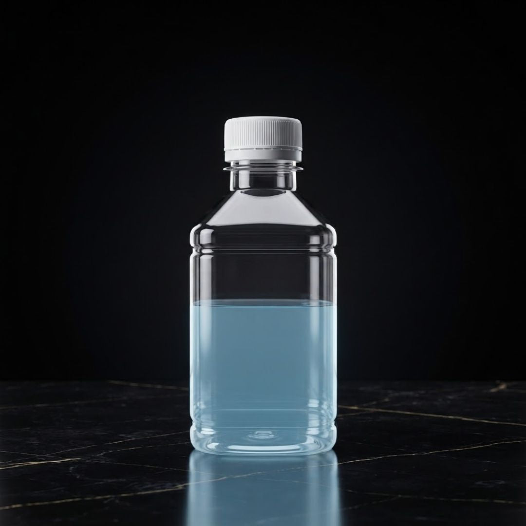 Botella Plástica Cuadrada 250 ML + Tapa