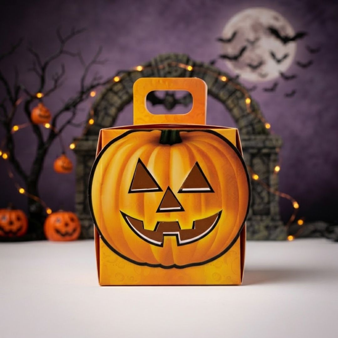 Caja S Calabaza 12X8X9 Halloween