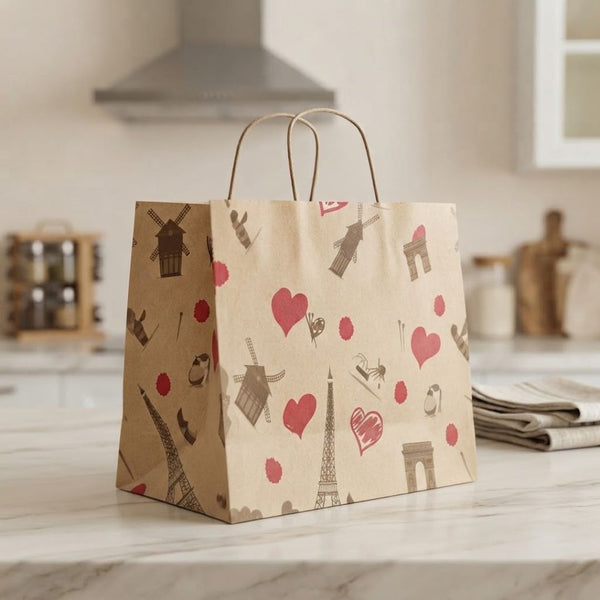 Bolsa Kraft Corazon (BHMTPP)