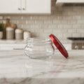 Frasco Vidrio 100ML Tapa Roja (FC100)