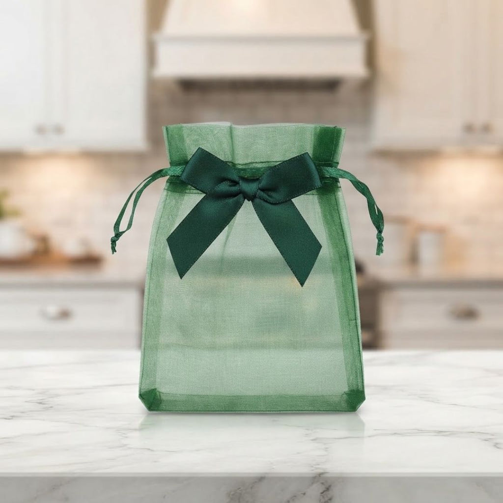 Bolsa Organza Moño 10X12