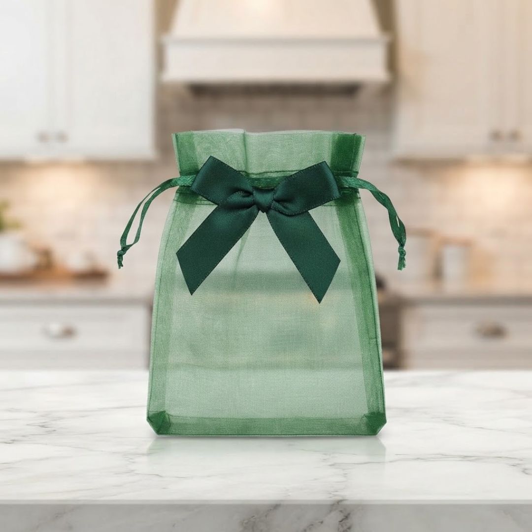 Bolsa Organza Moño 10X12
