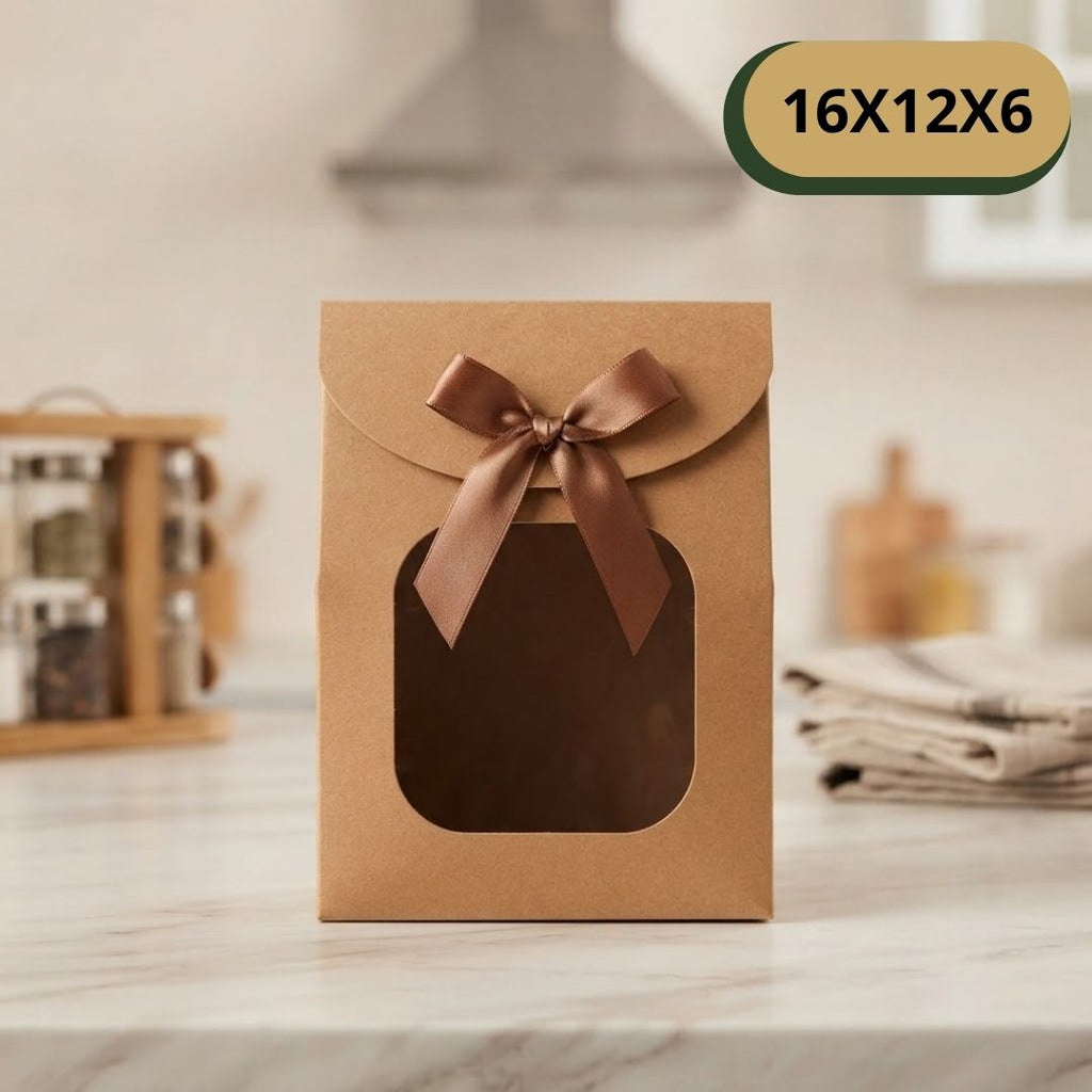 Bolsa Caja Kraft Con Moño